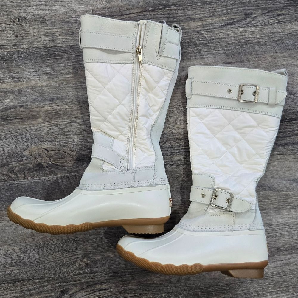🐢 Sperry Saltwater Calf Boots. Size 6.5